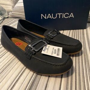 Nautica Women's Black Loafers